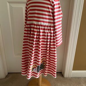 Little Miss Marmalade Porcupine Striped Long Sleeve Dress Sz 6